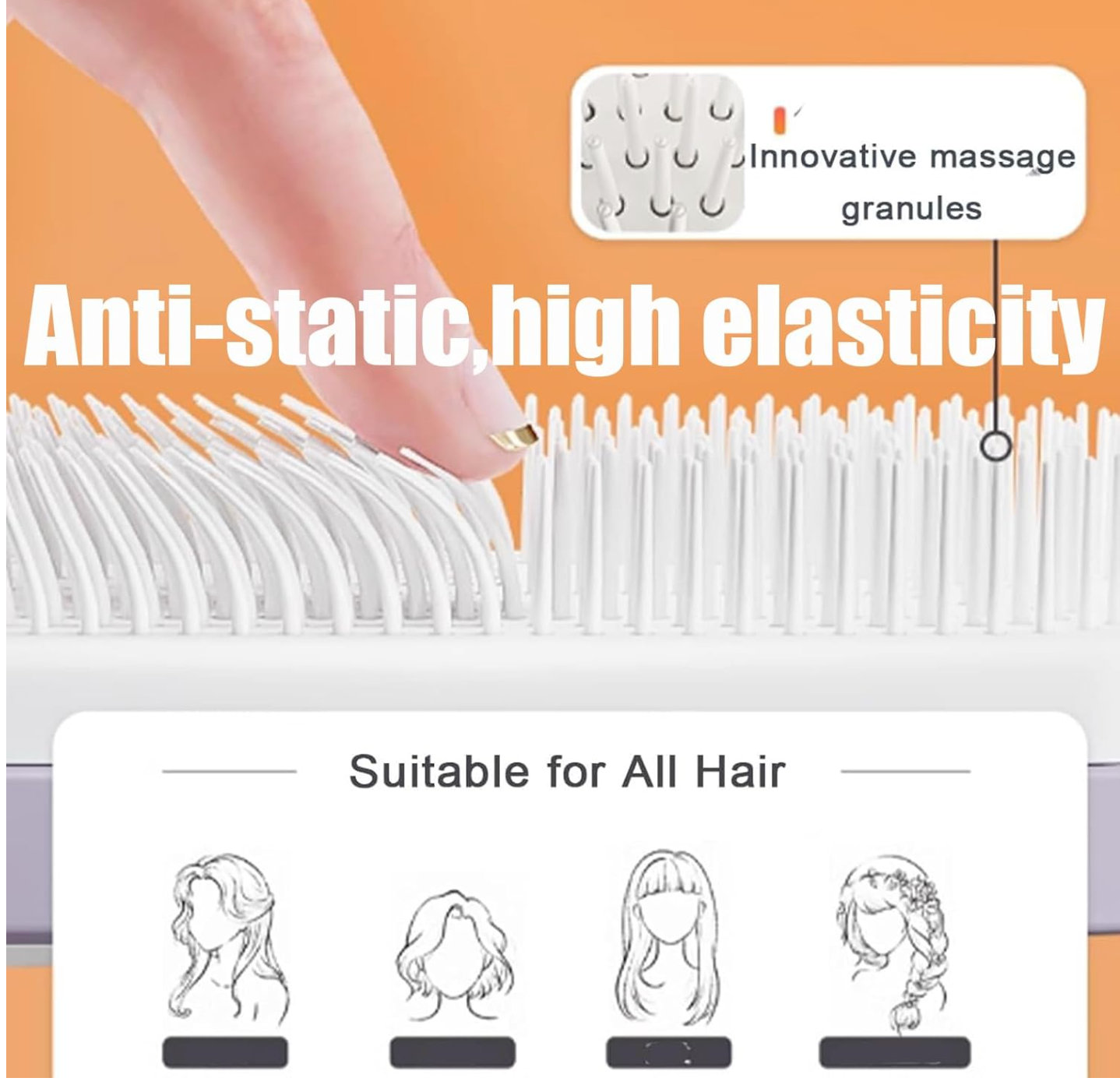 Aaliyah Brush Self Cleaning Hair Brush