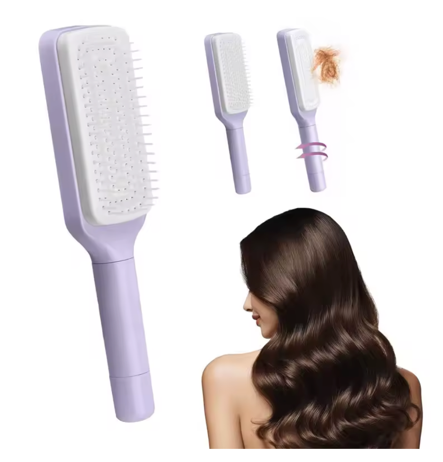Aaliyah Brush Self Cleaning Hair Brush