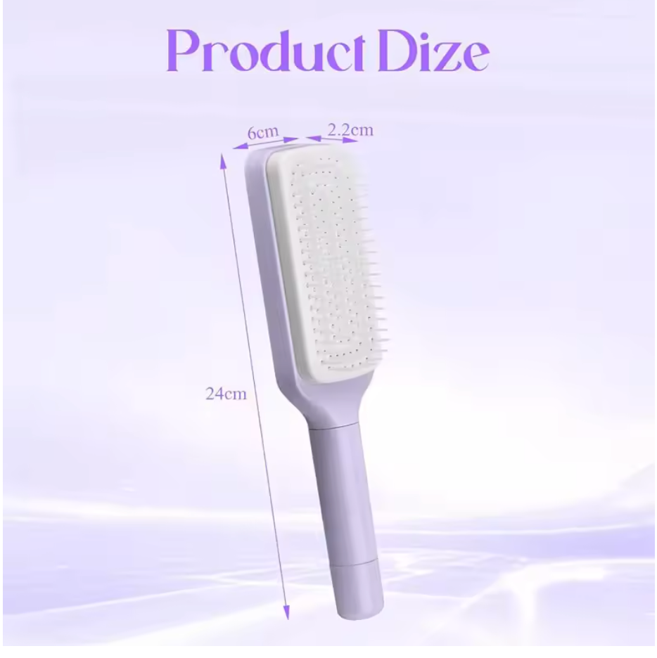 Aaliyah Brush Self Cleaning Hair Brush